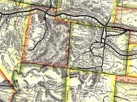 Palmetto 1881 overland map detail